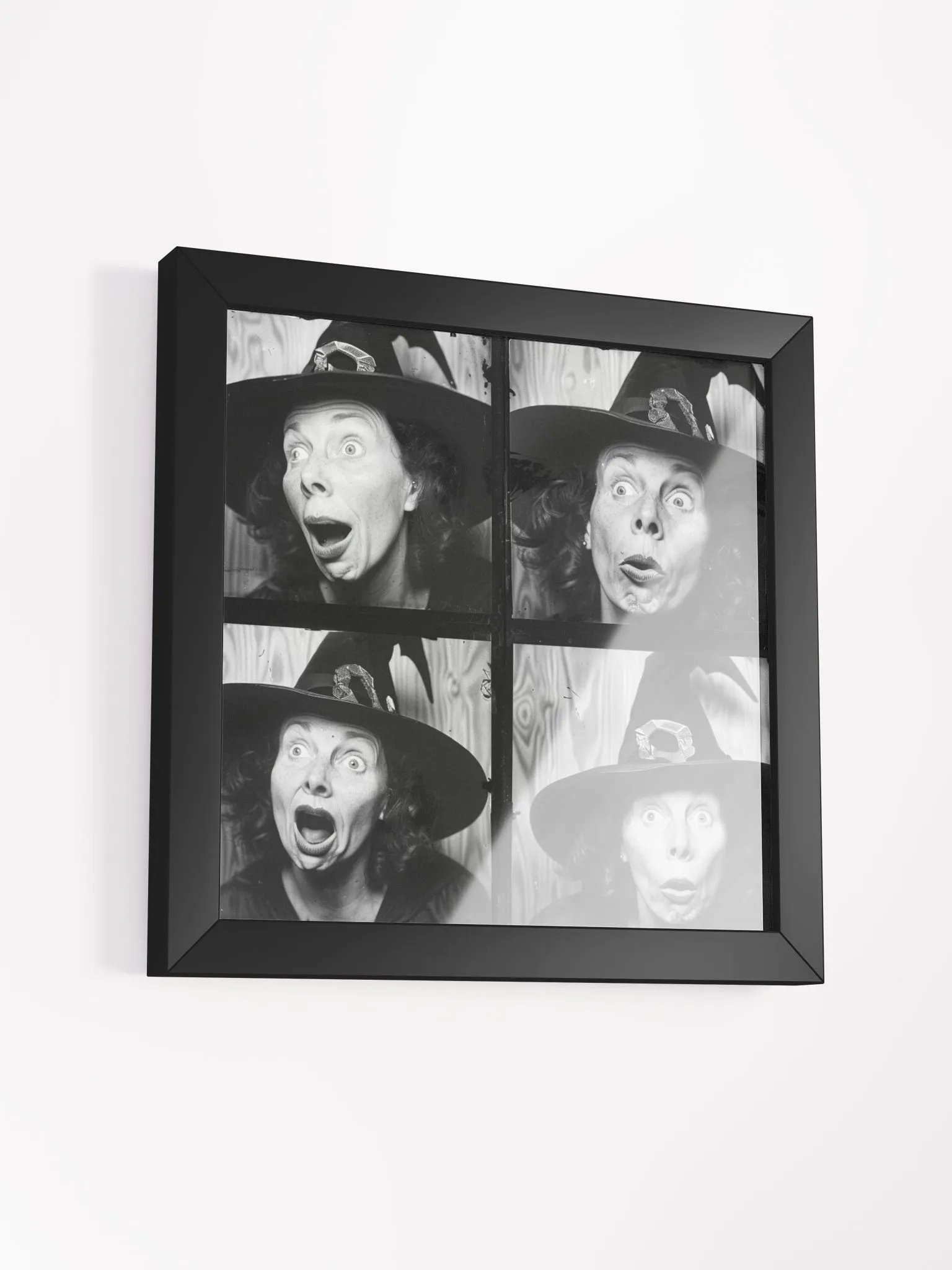 Funny Witch Photo Booth Framed Wall Art product image (2)