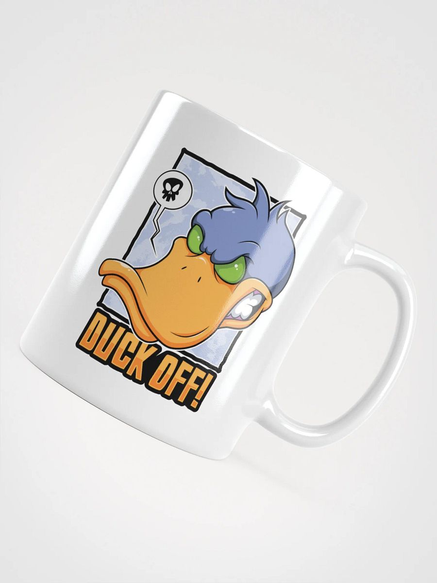 Duck Off Mug – Funny Cartoon Duck Coffee Cup product image (4)