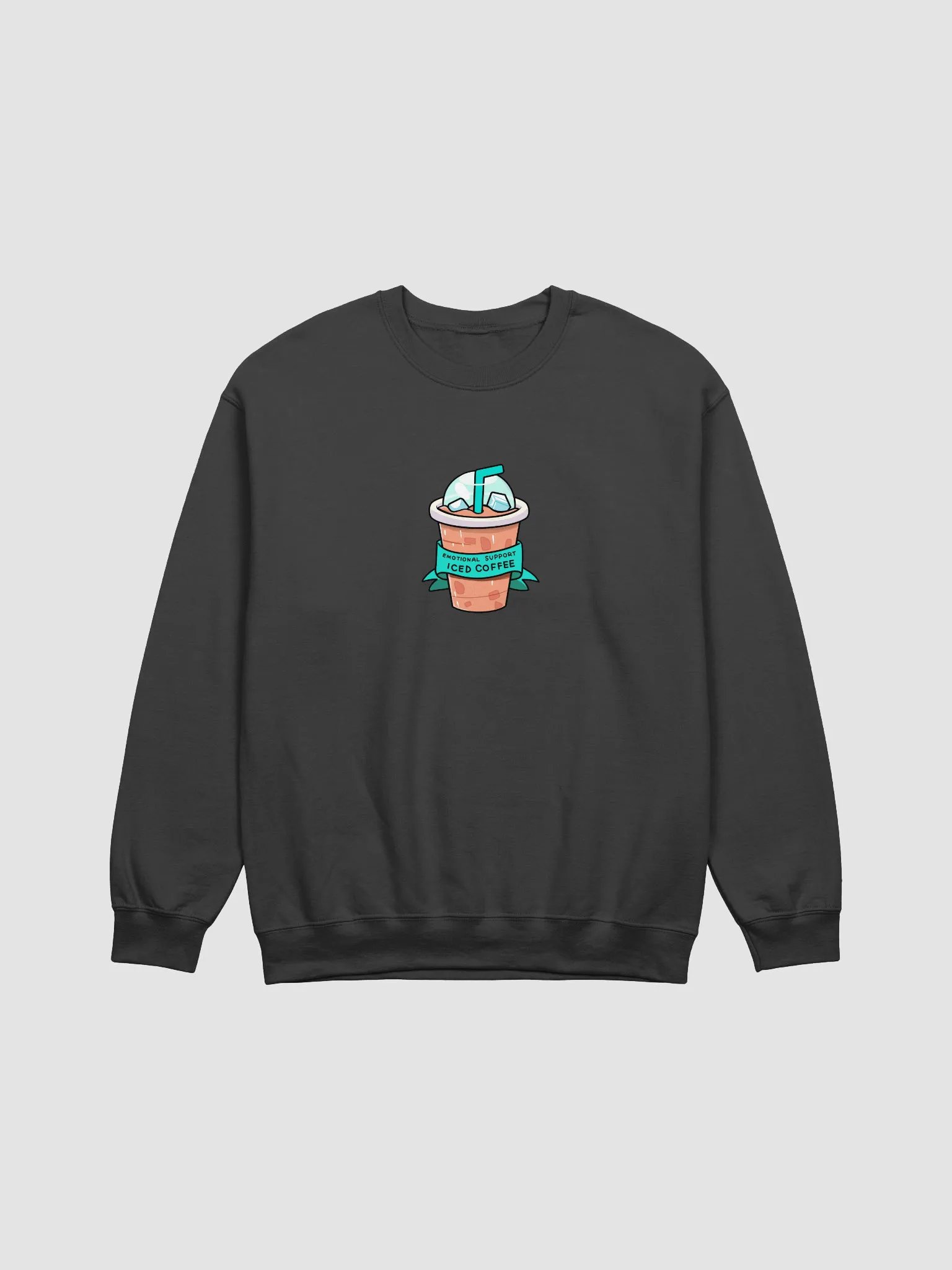 Emotional Support Iced Coffee Crewneck product image (2)