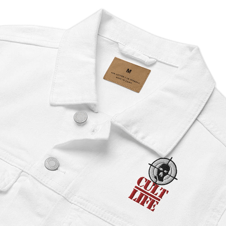 CULT LIFE ENEMY DENIM WHITE product image (2)
