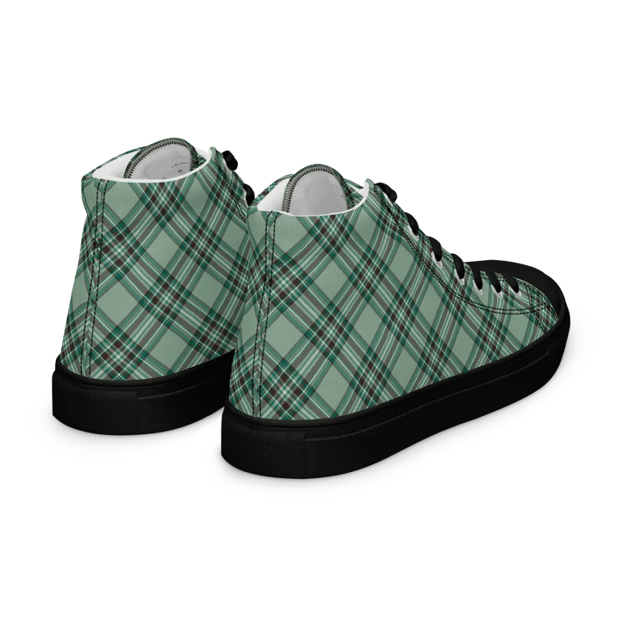 Kelly Tartan Men's High Top Shoes product image (10)