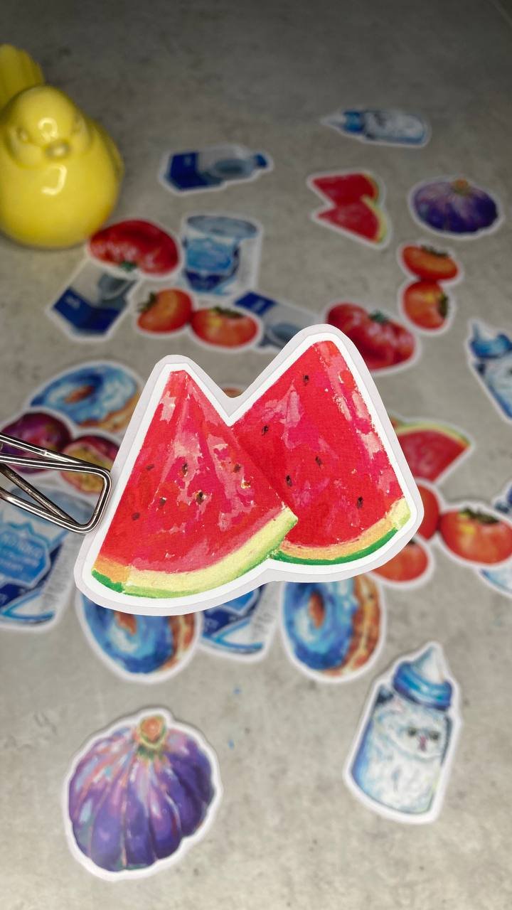 Juicy Watermelon vynyl sticker product image (1)