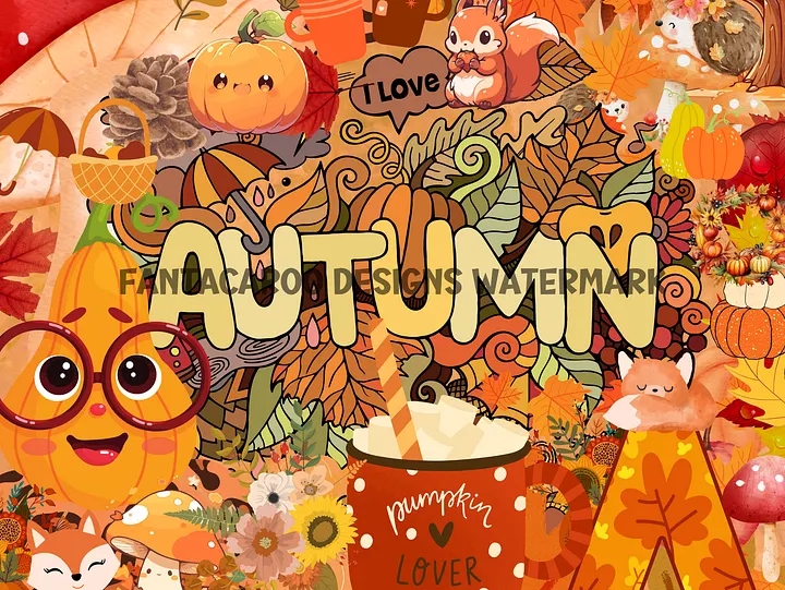 Autumn Delight 20oz Stainless Steel Tumbler product image (2)
