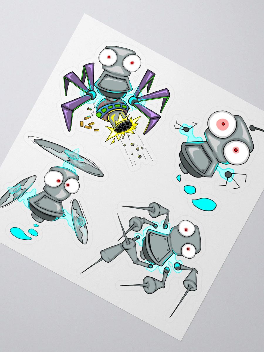 Procrastitron Stickers product image (2)