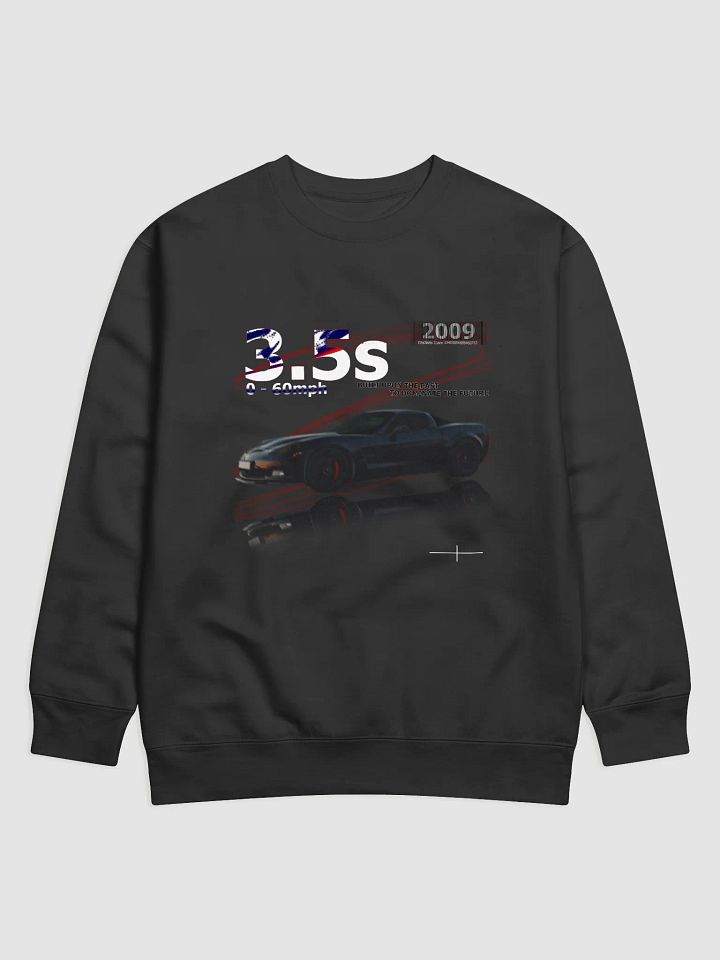 2009 Barcode - 3.5s 0 - 60 - Black Car Crewneck product image (1)