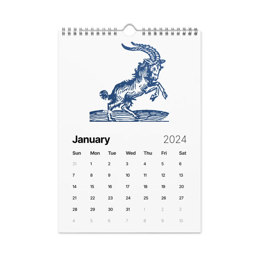 2024 Zodiac Calendar: A Year of Celestial Beauty product image (6)
