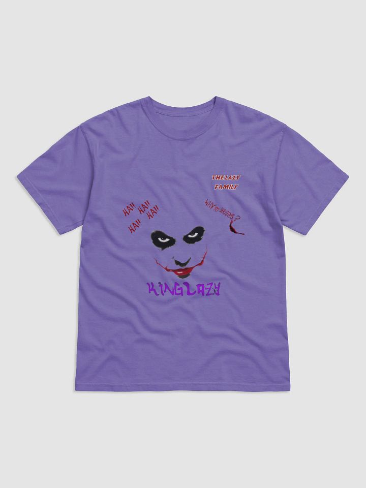 KingLazy purple t-shirt product image (1)