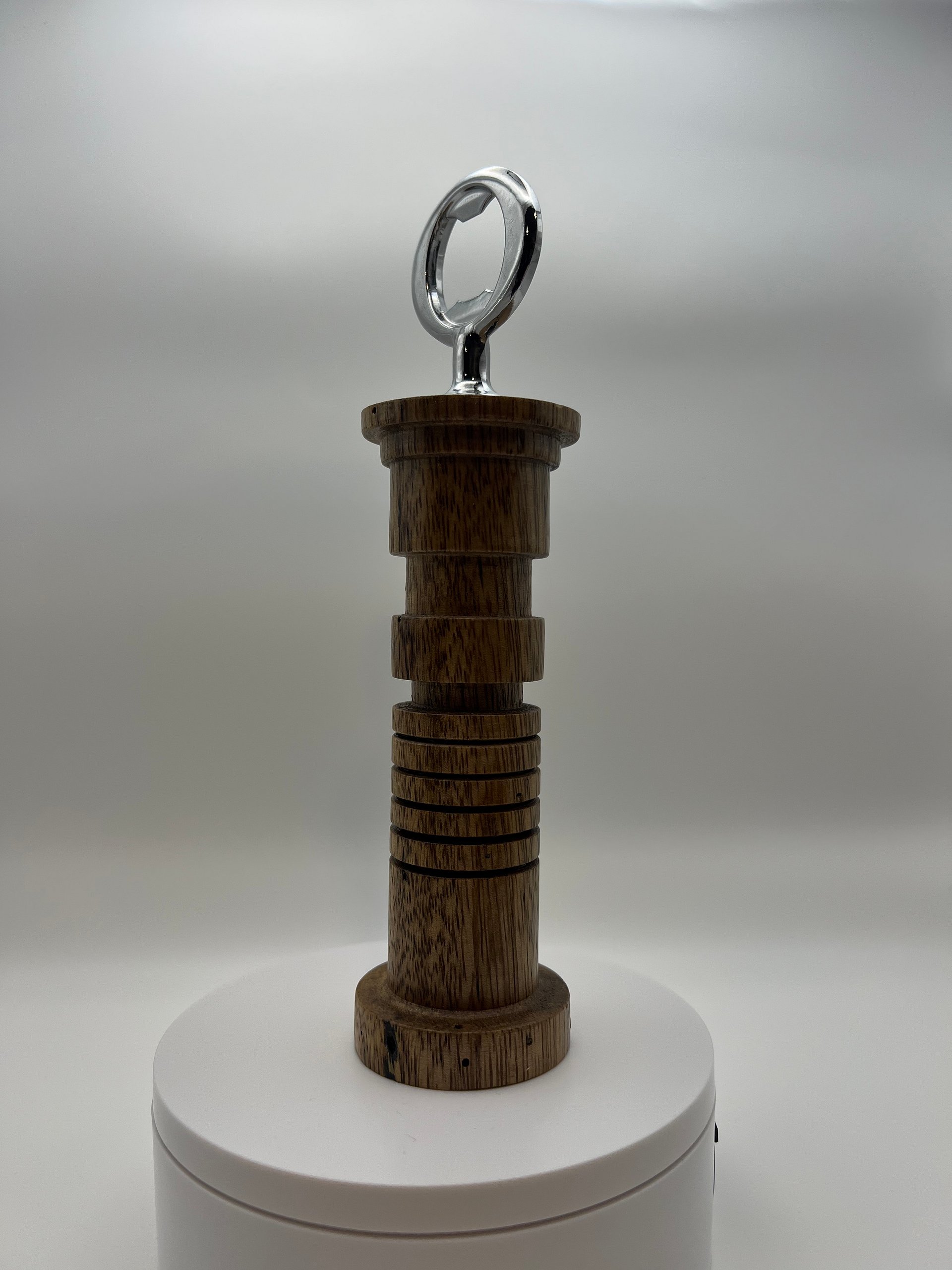 Hand-Turned Star Wars Inspired Black Limba Bottle Opener product image (7)