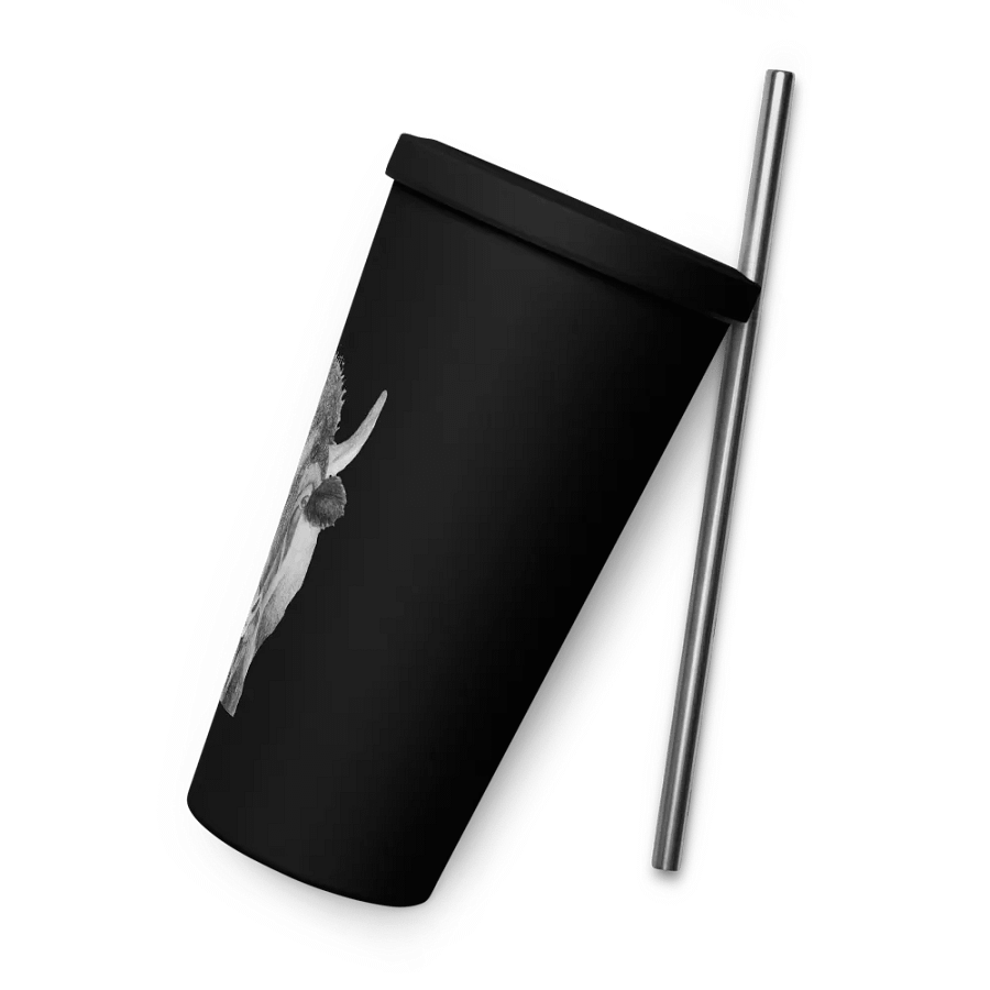 Bison Drawing Straw Cup product image (11)