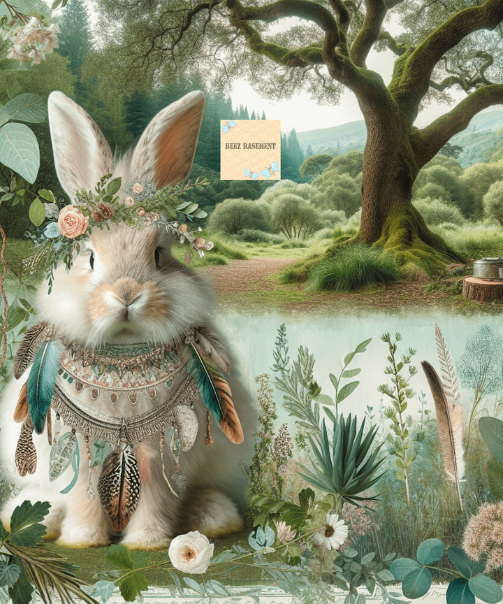 Woodland Boho Bunny product image (1)