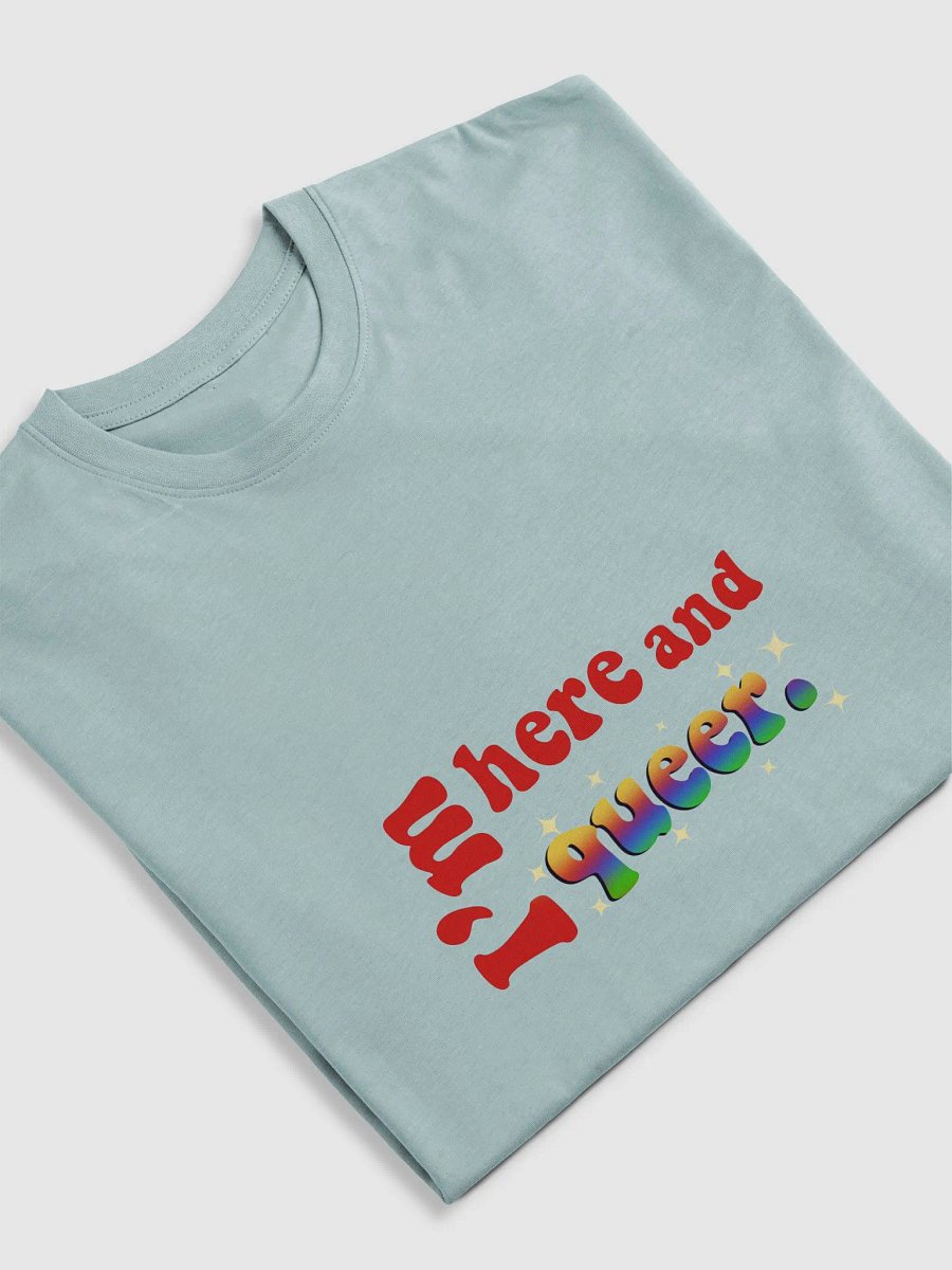 I'm Here and Queer Men's Premium Heavyweight Tee product image (17)