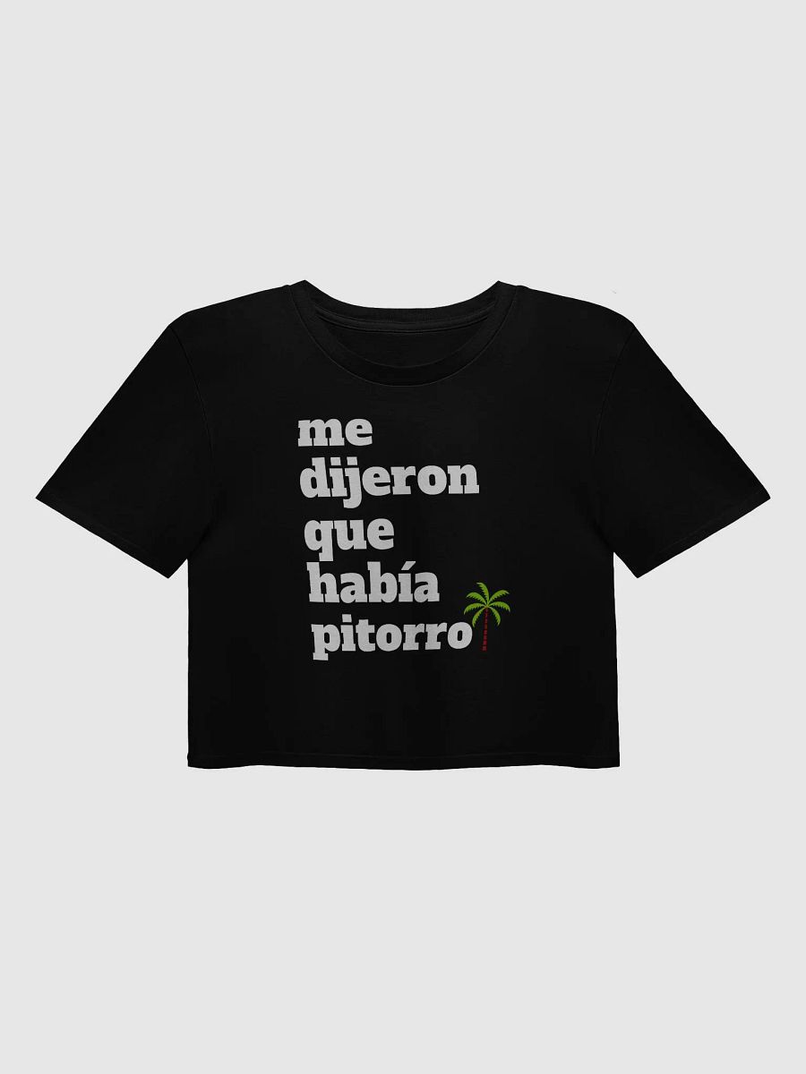 Me Dijeron Que Había Pitorro Crop Top product image (1)