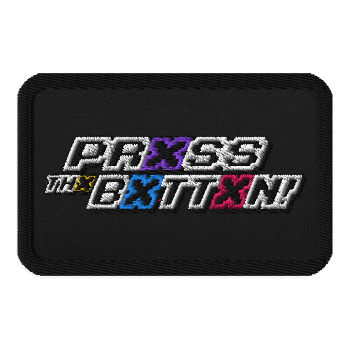 Prxss Thx Bxttxn! Logo Patch product image (1)