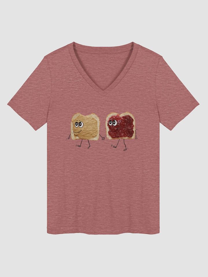 Perfectly Paired PB&J V-Neck T-Shirt product image (1)