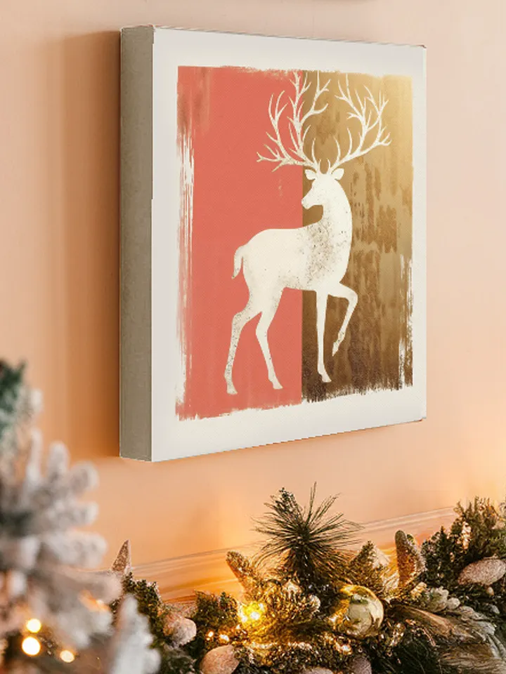 Holiday reindeer charm - wall art product image (1)