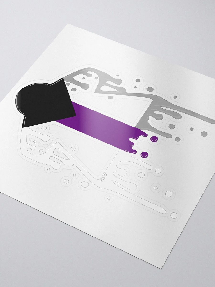 Drippy Demi Pride Meeple Sticker product image (3)
