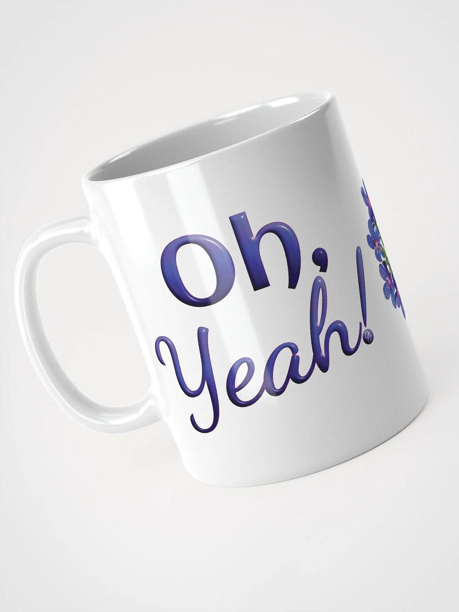 Happy Time! - Mug with Flowers White product image (8)