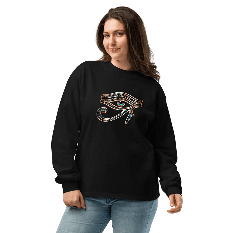 [Eye of Horus 2] - Unisex Premium Heavyweight Long Sleeve Shirt product image (9)