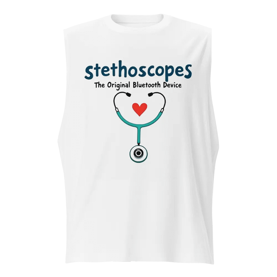 Heartbeat Stethoscope Muscle Tank product image (1)