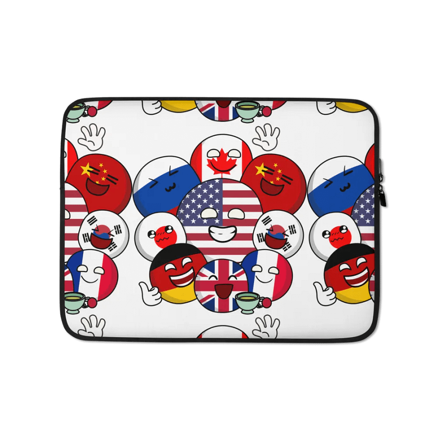Countryball Laptop Sleeve product image (1)