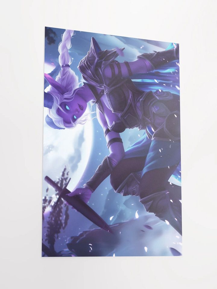 Radiant Warrior Fantasy Poster product image (2)