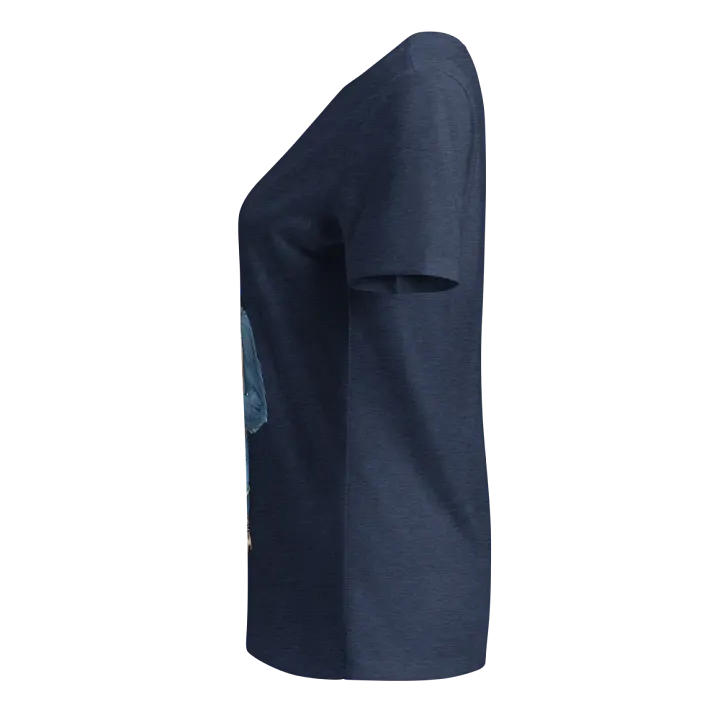 Bella+Canvas Women's Relaxed V-Neck T-Shirt - Blue Gorilla product image (18)