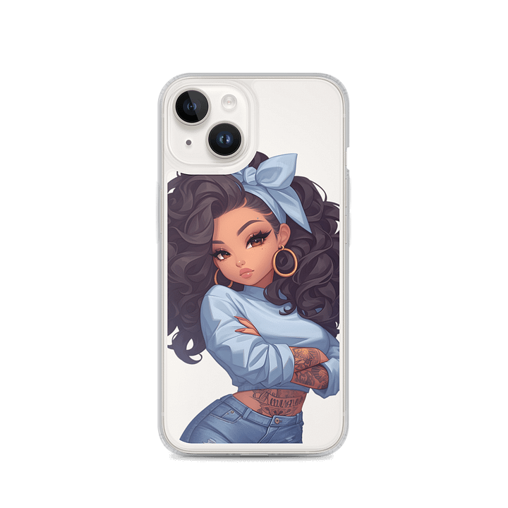 Blue Bow Beauty iPhone® Case product image (4)