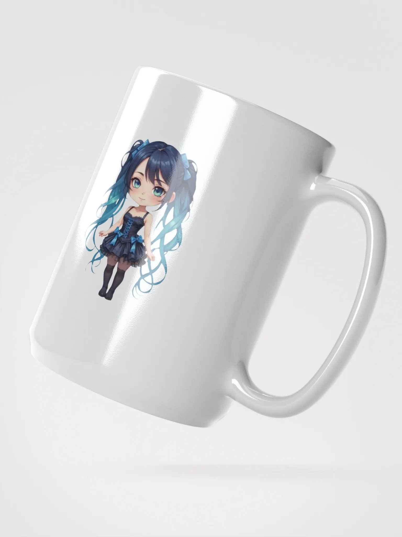 Chibi Blue Hair Cutie Mug product image (2)