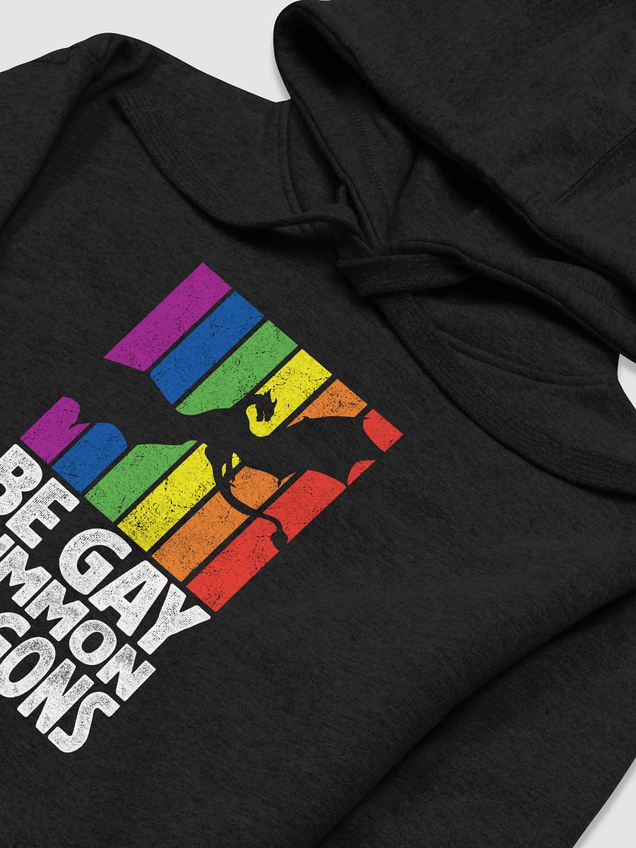 Be Gay. Summon Dragons. Pride Unisex Premium Hoodie product image (3)