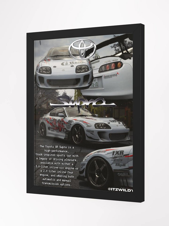 JDM Legends Toyota Supra Decal Poster product image (2)