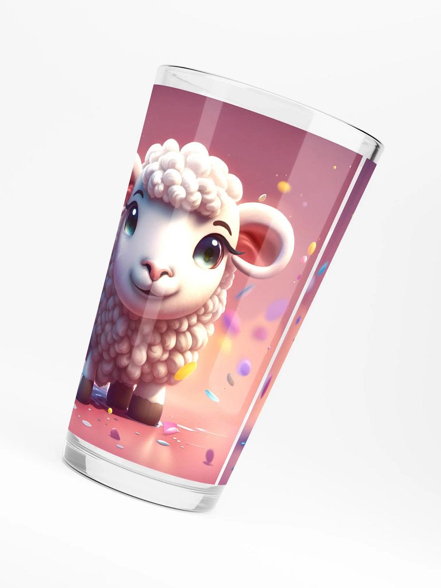 Cute Sheep Pint Glass product image (6)