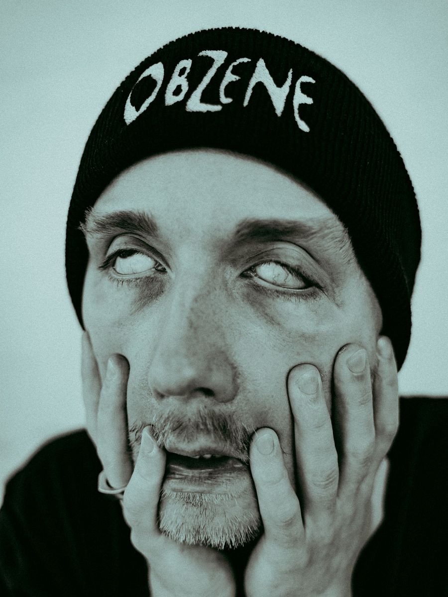 The Brutalist Beanie - BLACK BEANIE BRUTAL EMBROIDERED LOGO product image (5)