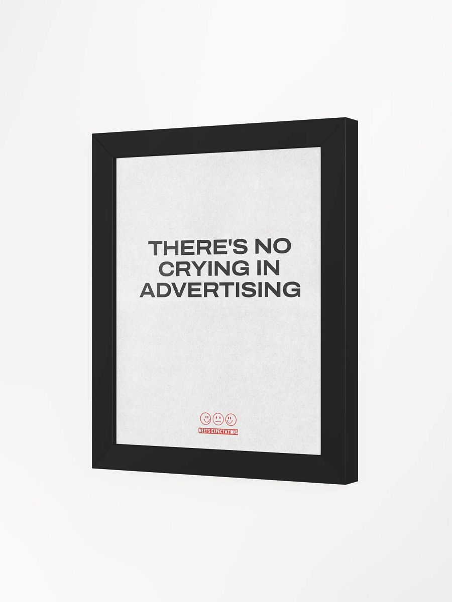 No Crying in Advertising - Poster product image (3)