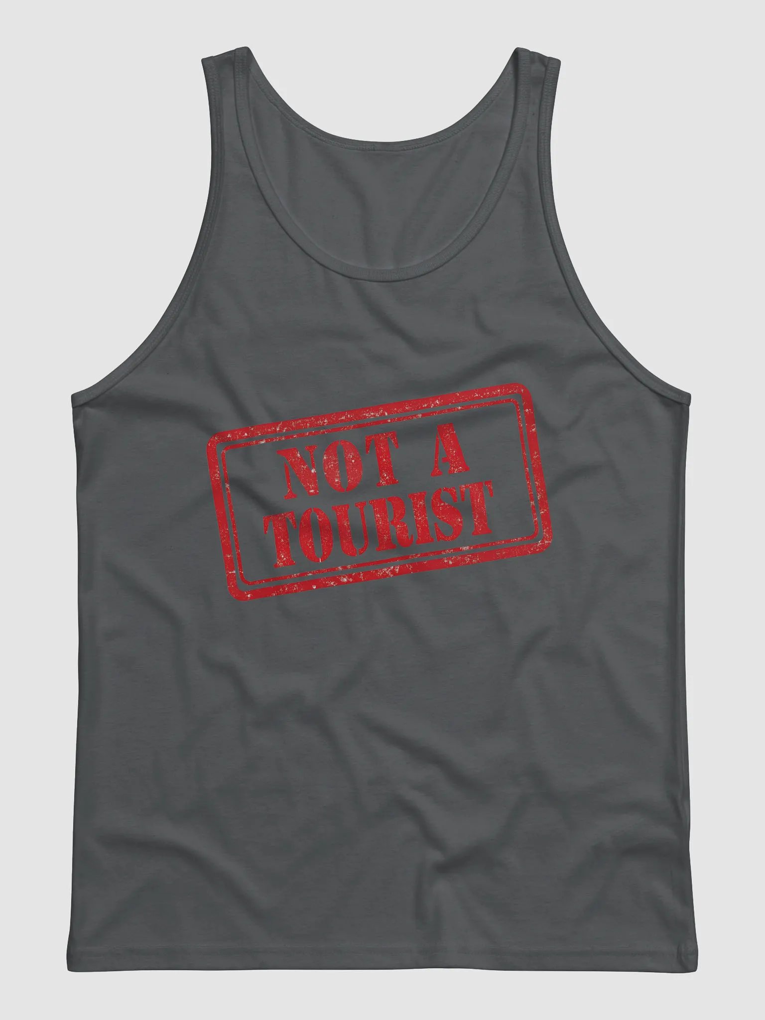 'NOT A TOURIST' Stamp Jersey Tank product image (1)