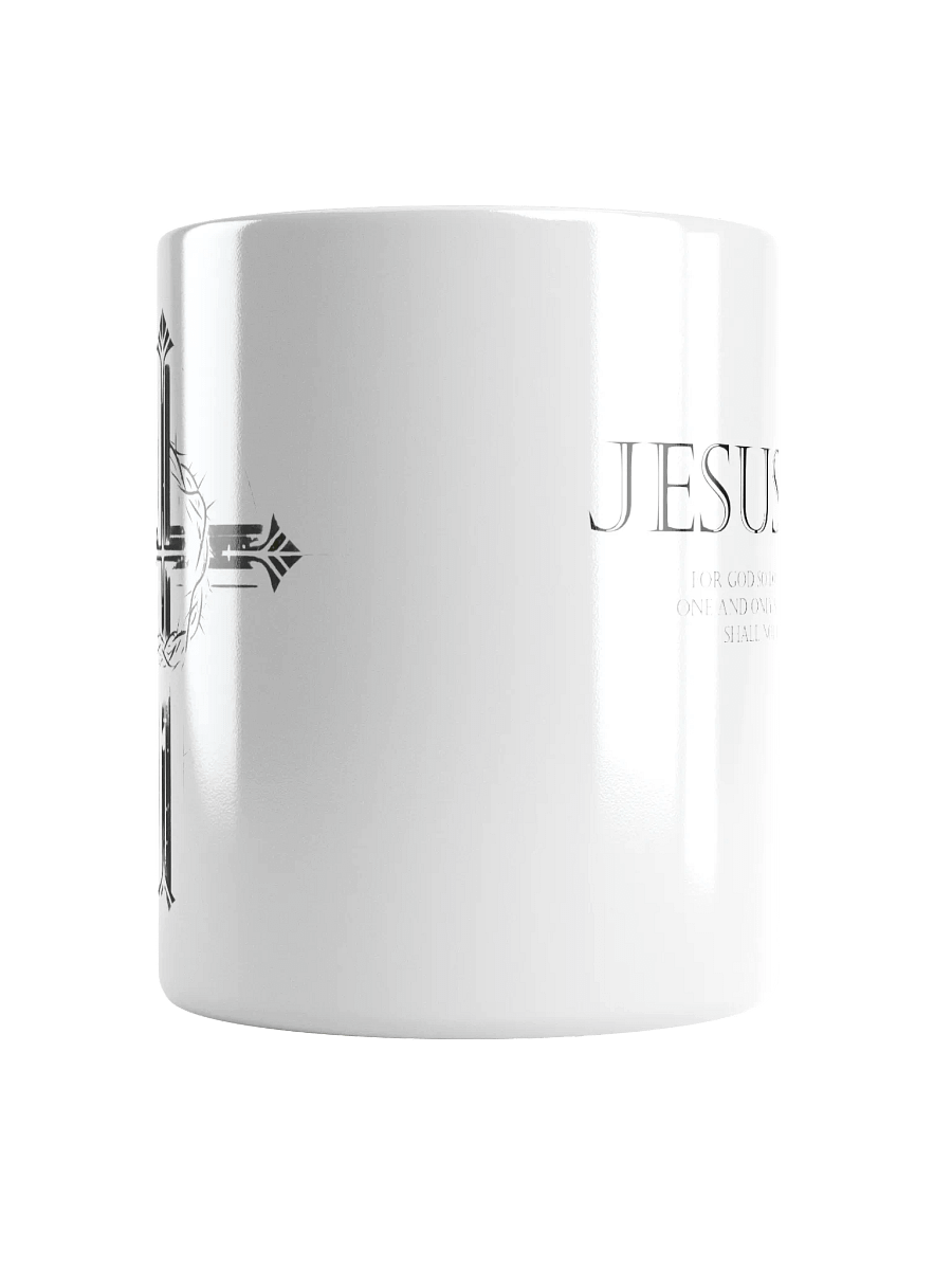 Jesus is King White Glossy Mug product image (15)