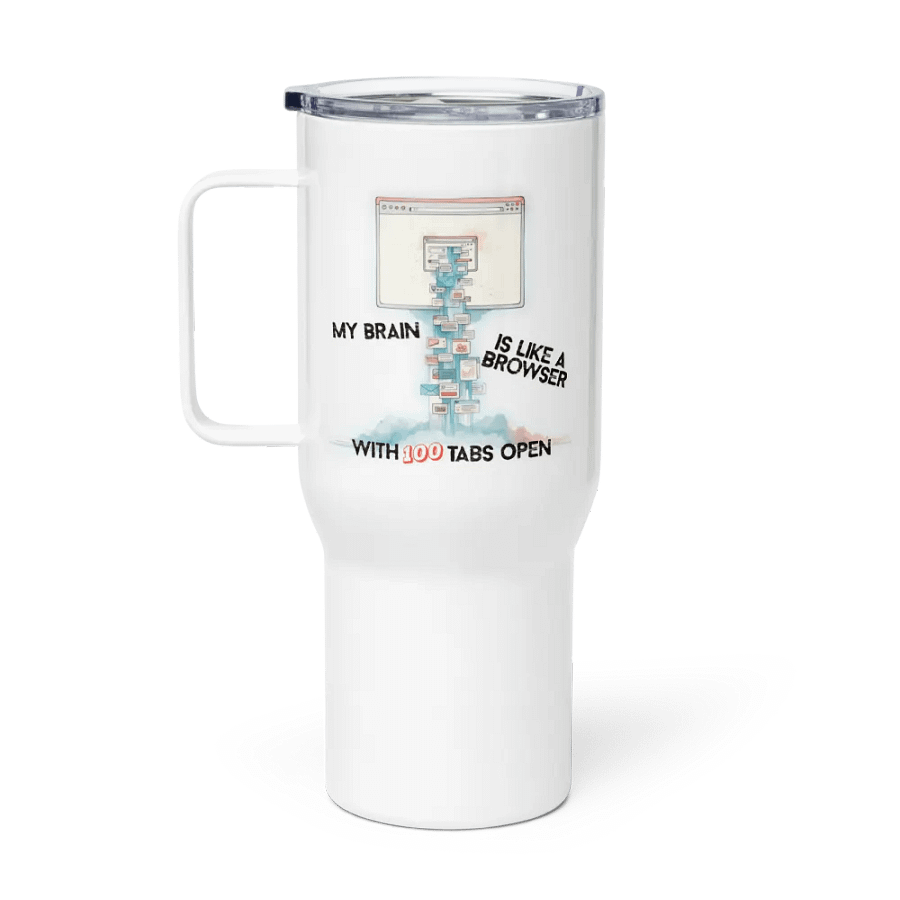100 Tabs Open Travel Mug with a Handle product image (1)