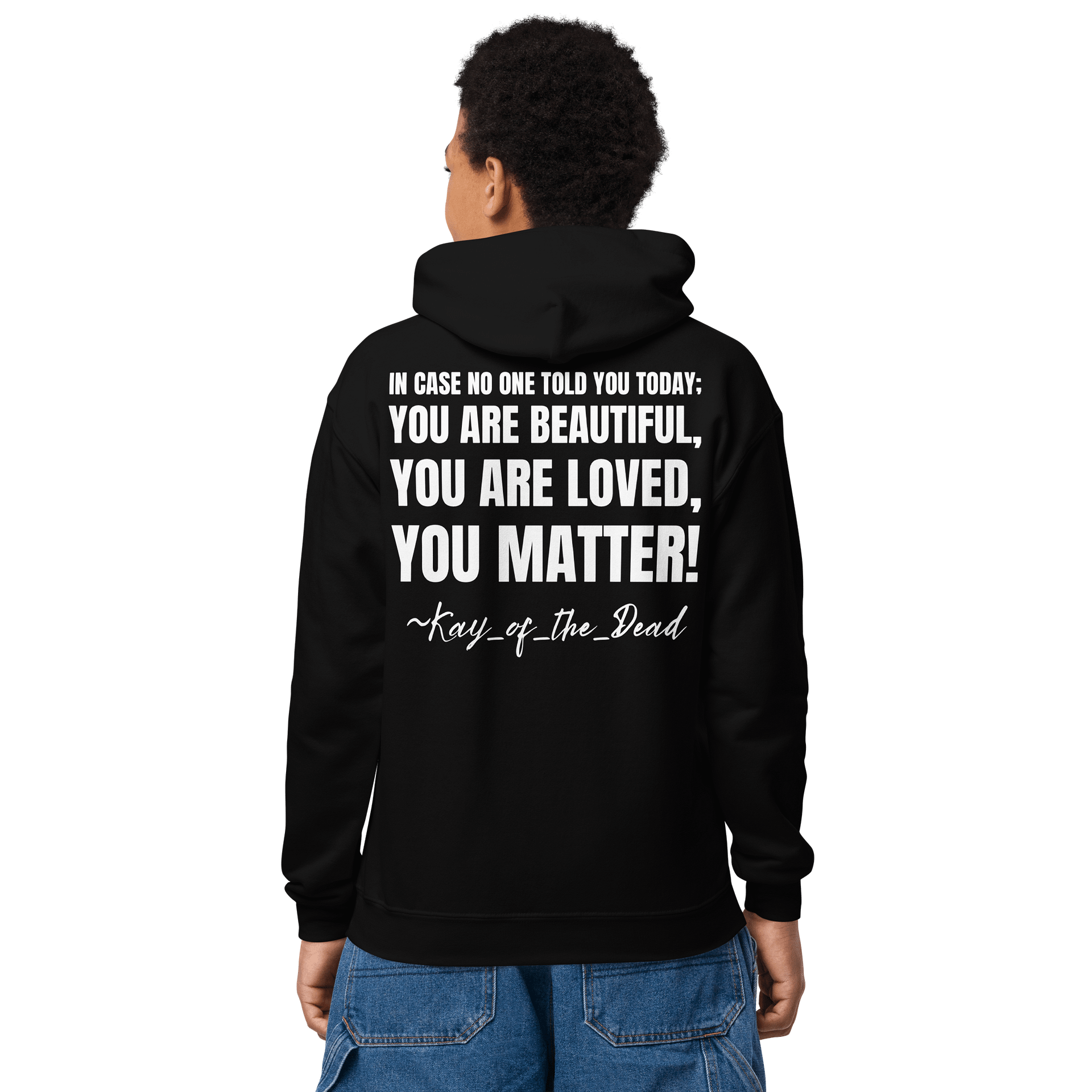You Are Beautiful Youth Hoodie product image (10)
