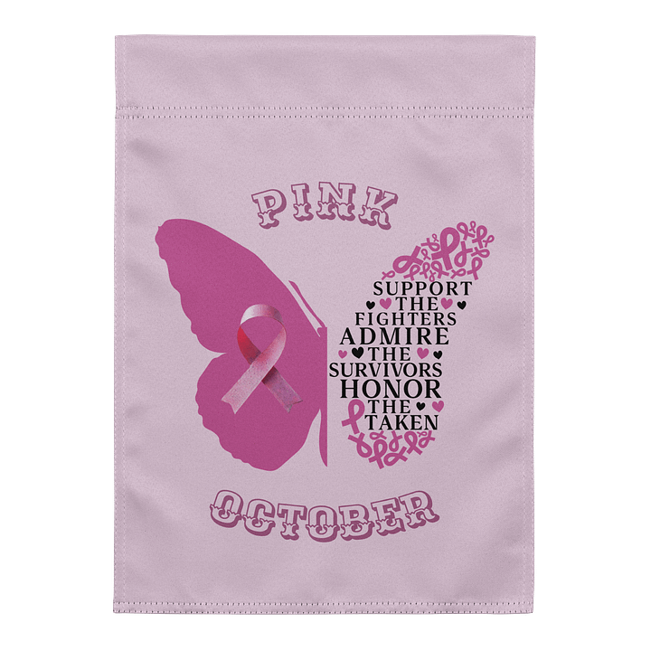 Garden Flag - Breast Cancer Support - Awareness product image (1)