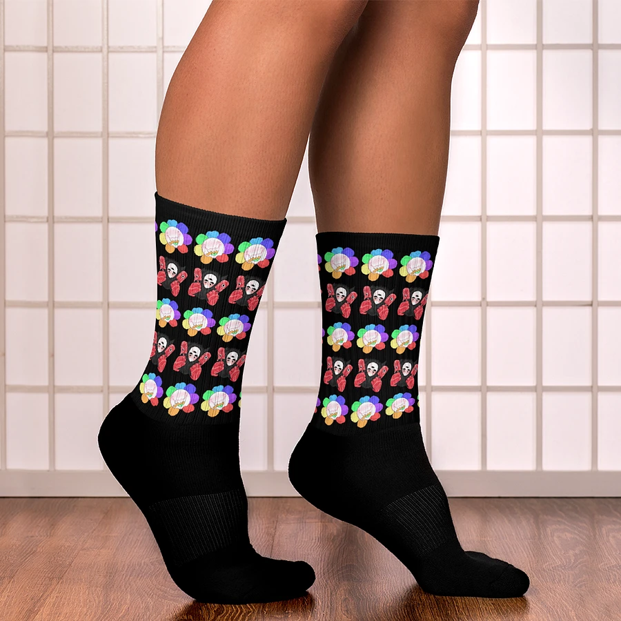 Black Flower and Visceral Socks product image (7)