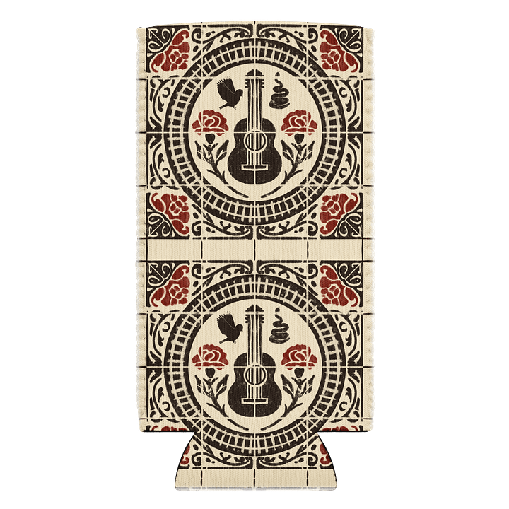 Hadestown Spanish Tile Can Cooler – Greek Mythology Broadway Coozie Gift product image (2)