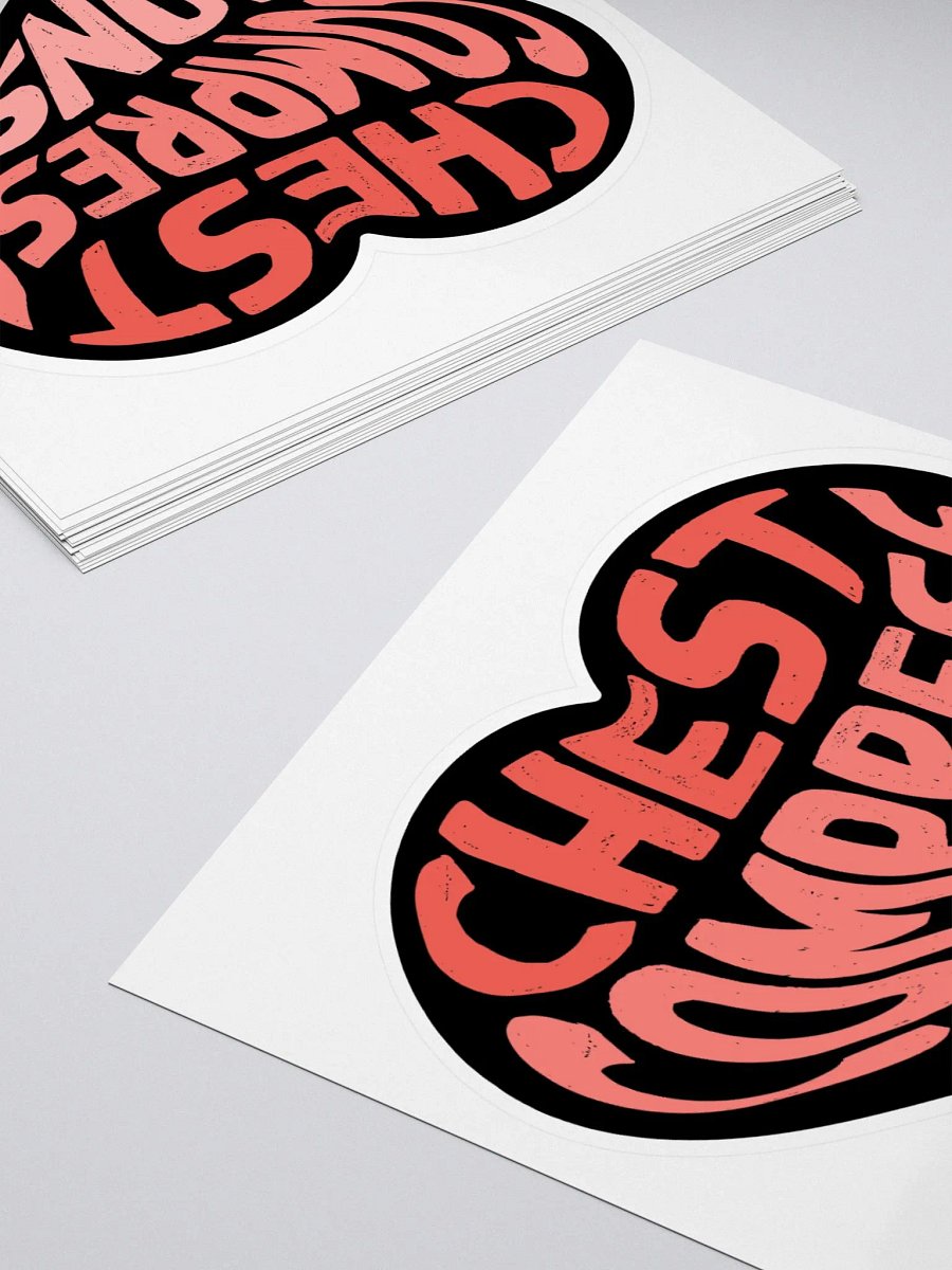 Chest Compressions Sticker (Black) product image (12)