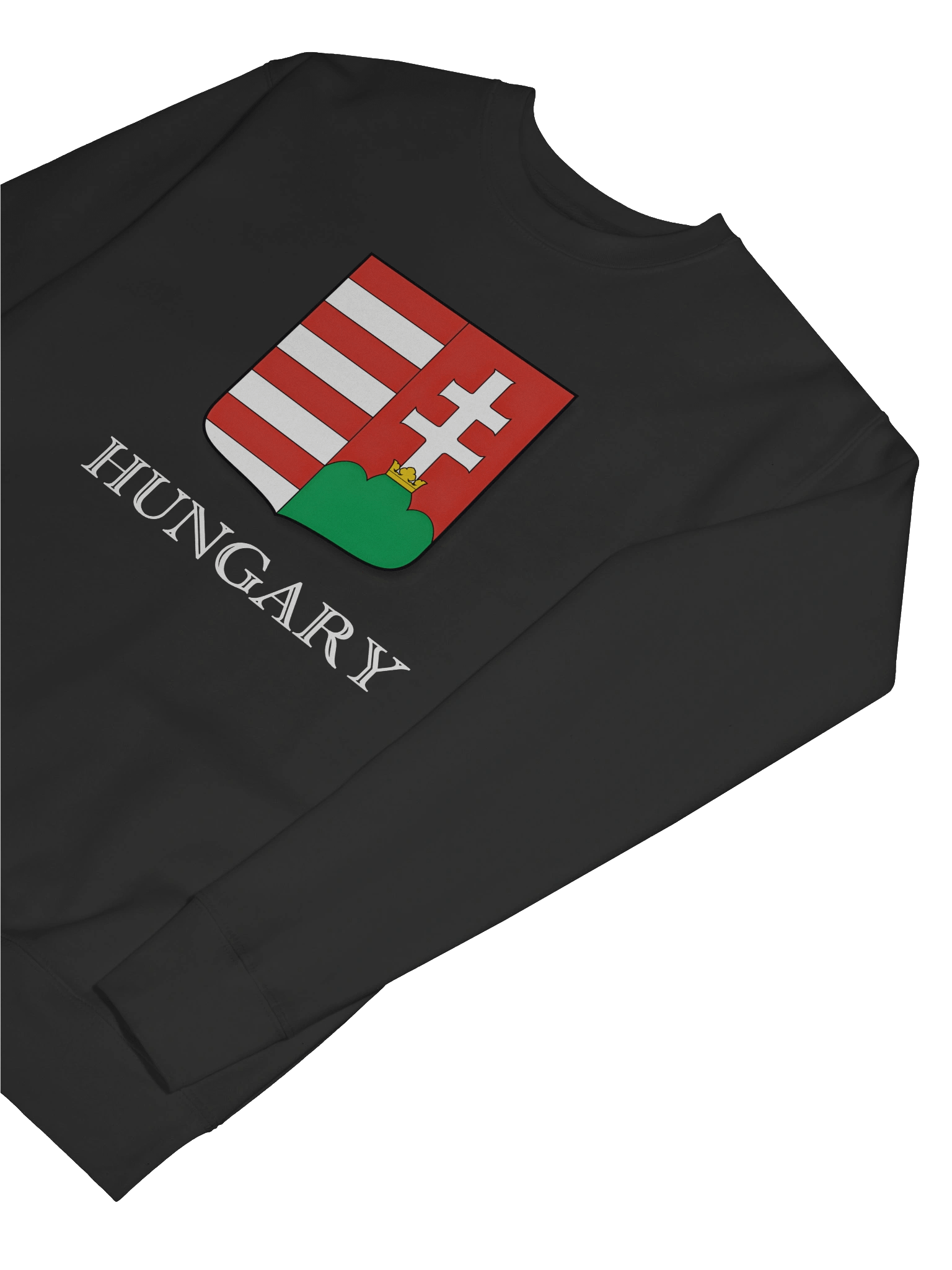 HUNGARY SWEATSHIRT BLACK product image (7)