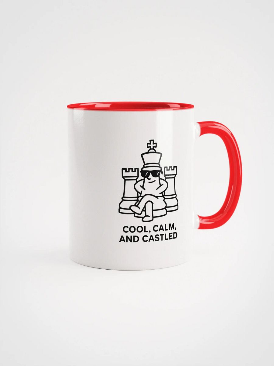 Cool, Calm, and Castled - Ceramic Mug with Color Inside product image (1)