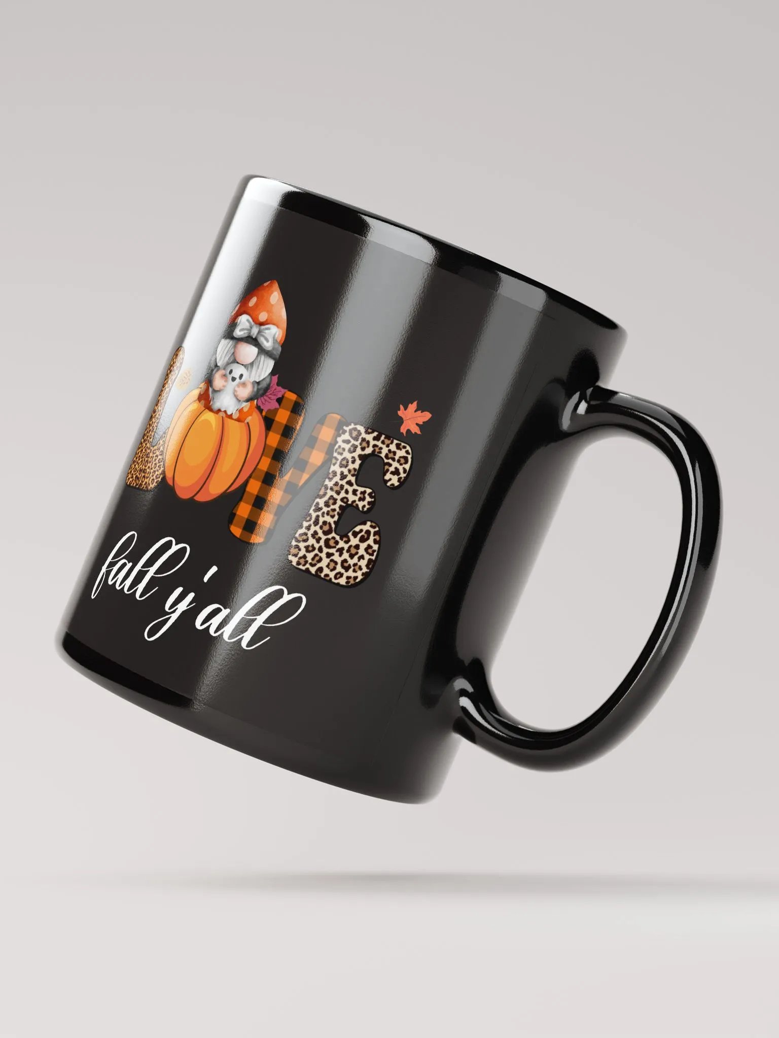 Halloween Gnome and Ghost Love Fall Y'all Mug product image (3)