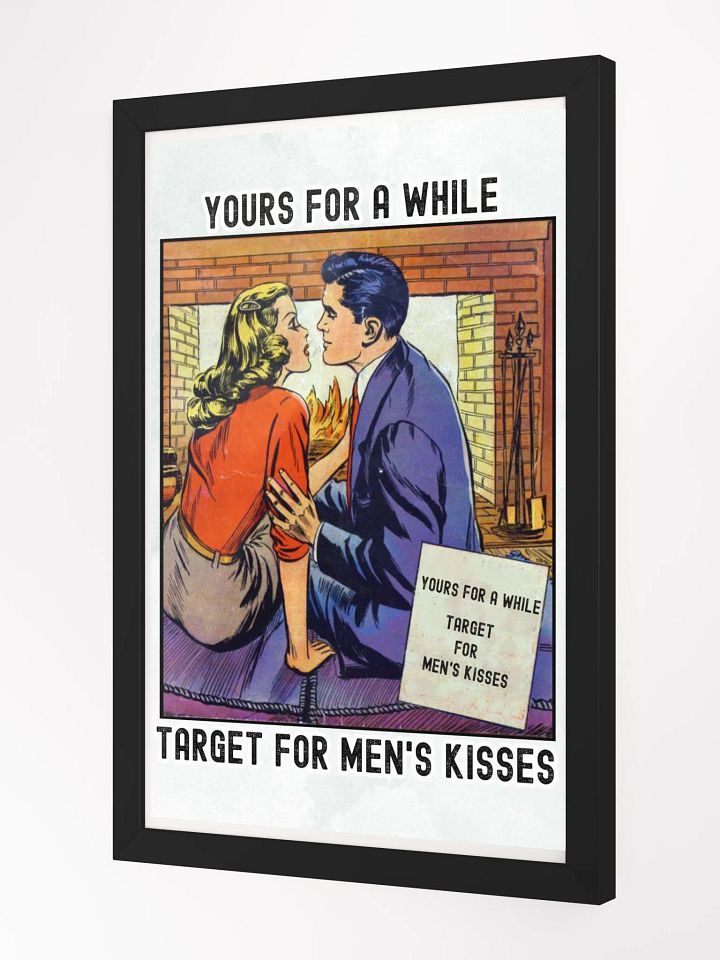 YOURS FOR A WHILE - TARGET FOR MEN'S KISSES WALL ART product image (2)