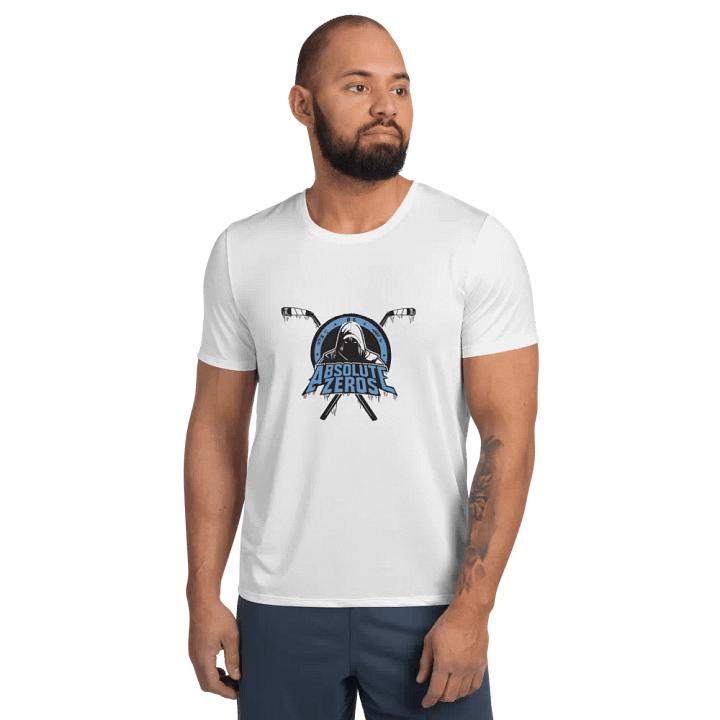 White Athletic T-Shirt product image (1)
