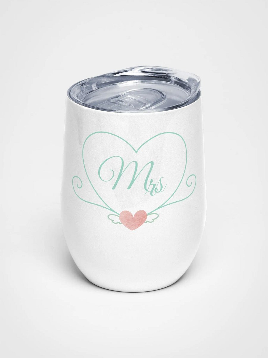 Mrs Heart Wine Tumbler product image (1)