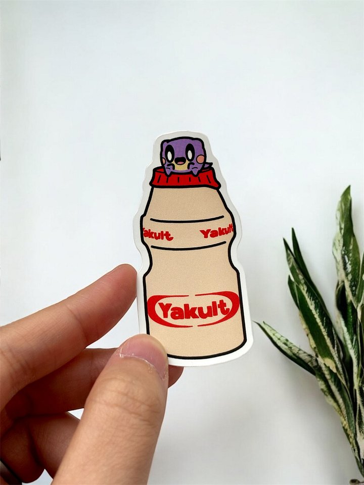 Yakult Dinobean Vinyl Sticker product image (1)