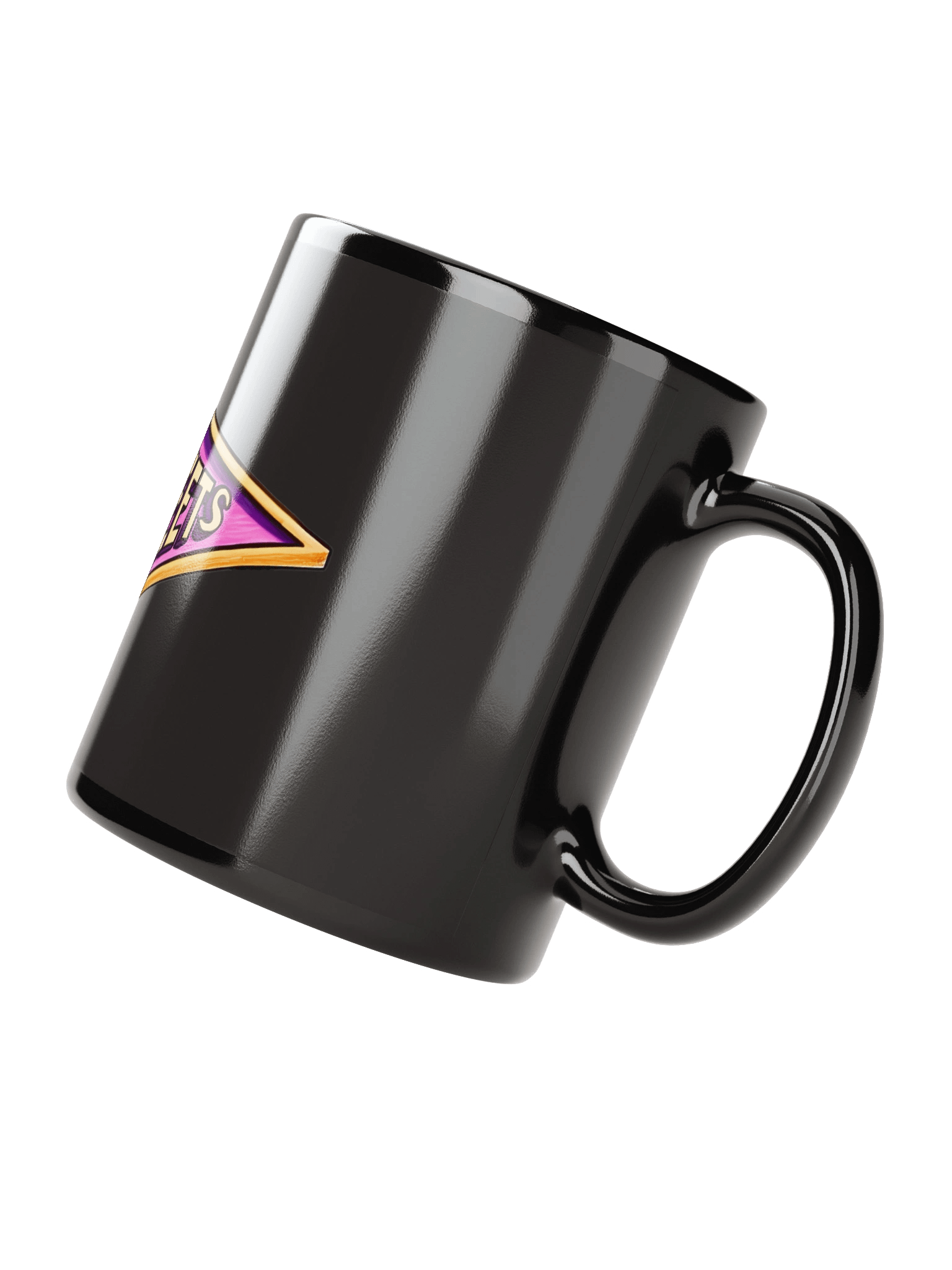 Mug noir brillant avec logo 3D HONEY SWEETS product image (3)