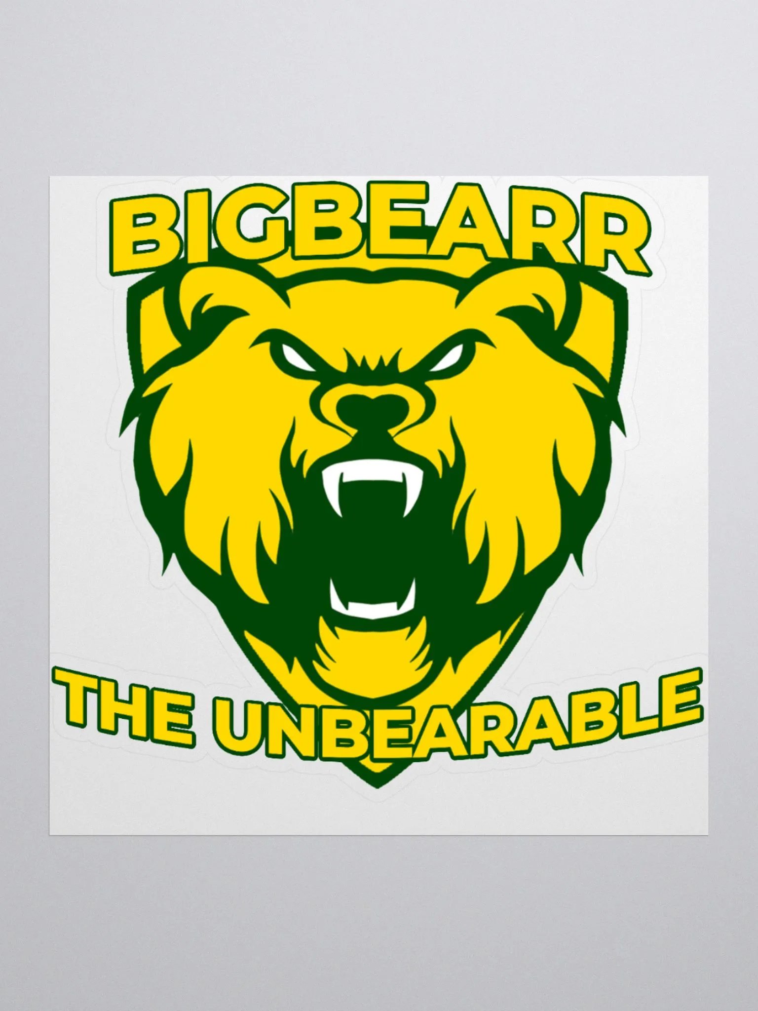 The Unbearable Sticker product image (1)